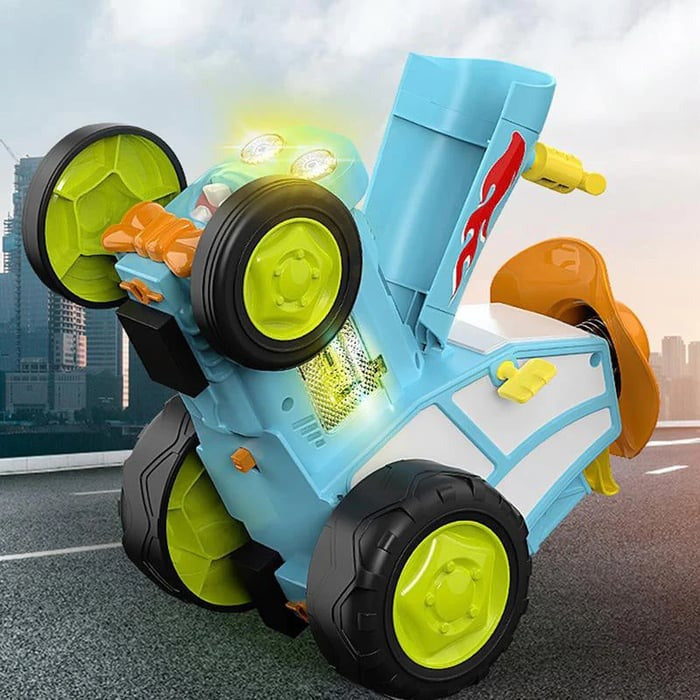 Stuntautó Fénnyel és Zenével – SpinRacer
