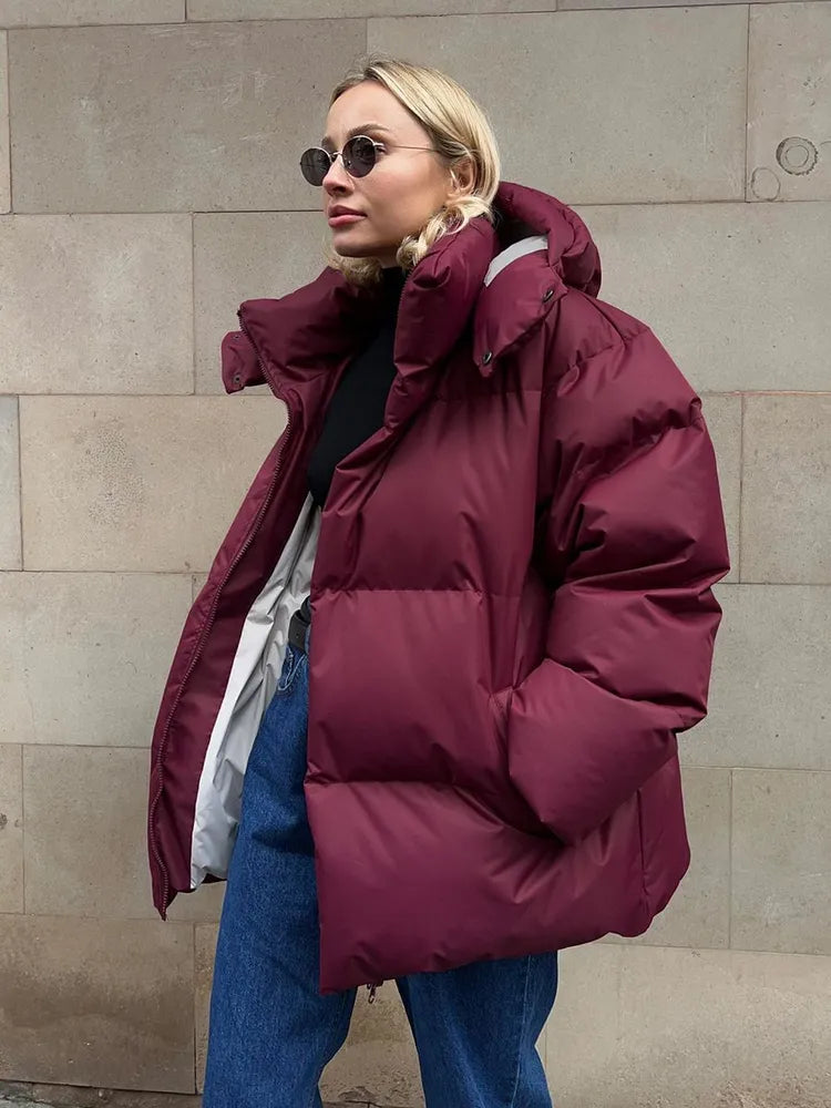 Kényelmes Női Téli Kabát - Aurora Luxe