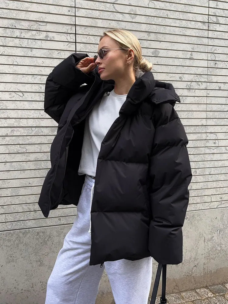 Kényelmes Női Téli Kabát - Aurora Luxe