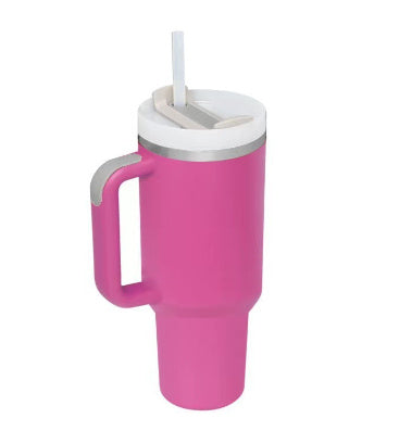 Szigetelő Bögre Karral és Szív Straw - ChillMate