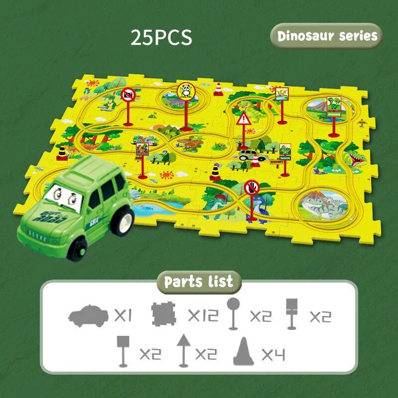 Oktatási Járművek Puzzlekészlet - CleverKids