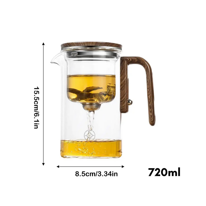 Stílusos Átlátszó Teáskanna - ClearBrew