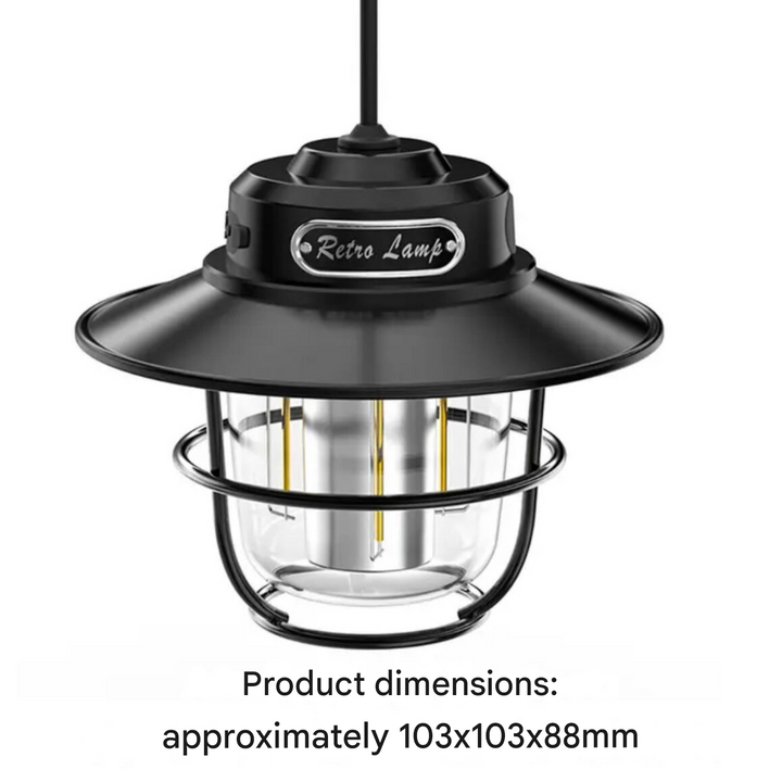 Hordozható Led Kempinglámpa - VintaGlow