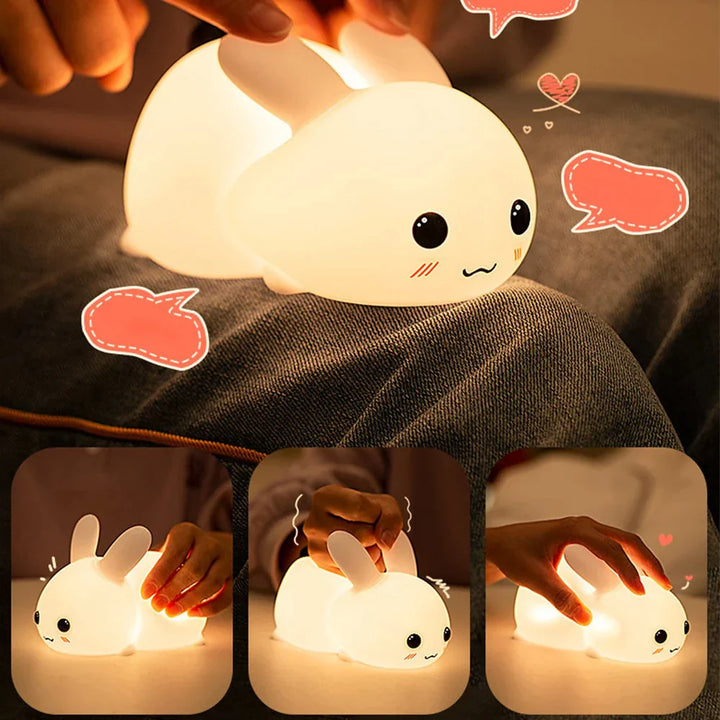 Aranyos Nyuszi Éjjeli Fény - BunnyGlow