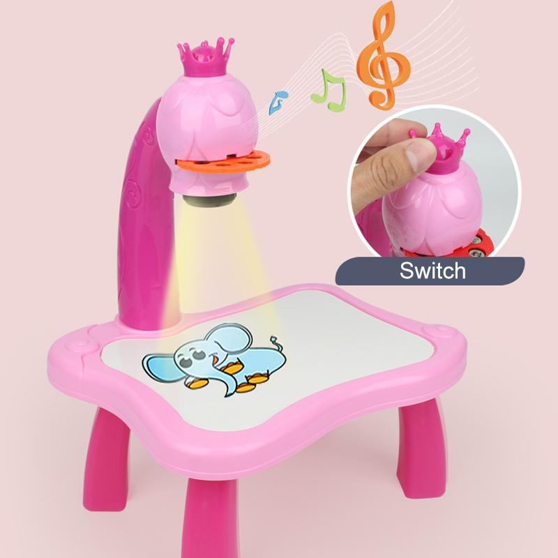 LED Képvetítő Zene Kíséretében Kreatív Gyerekeknek - ArtBuddy
