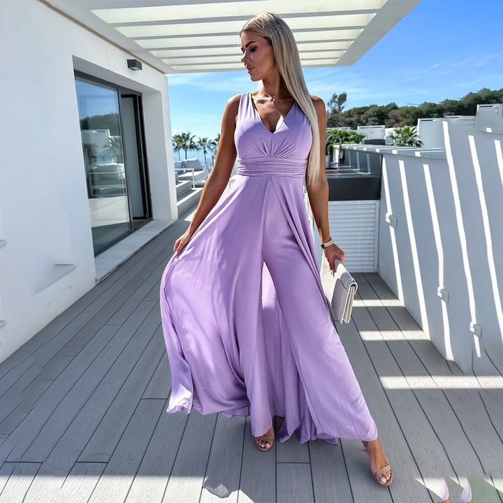 AA OOS Stílusos ünnepi női overall ruha kinézettel – Lorena