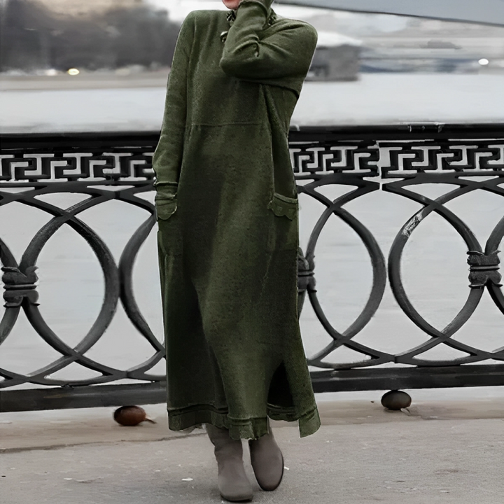 Casual Hosszú Téli Ruha - Noelle