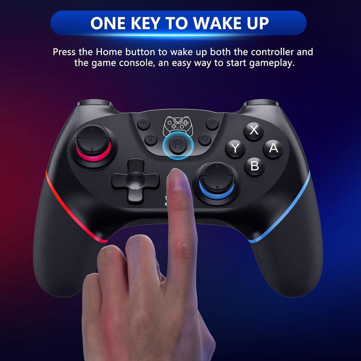 Vezeték nélküli kapcsolóvezérlő Hall effektus joystickokkal és turbo funkcióval – Nexora