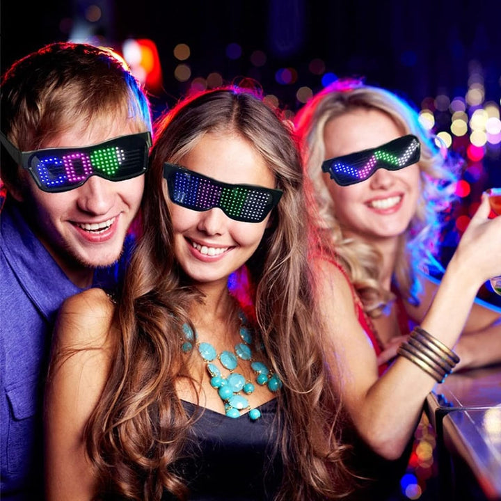 App-programozható LED ünnepi szemüveg - GlowBeat