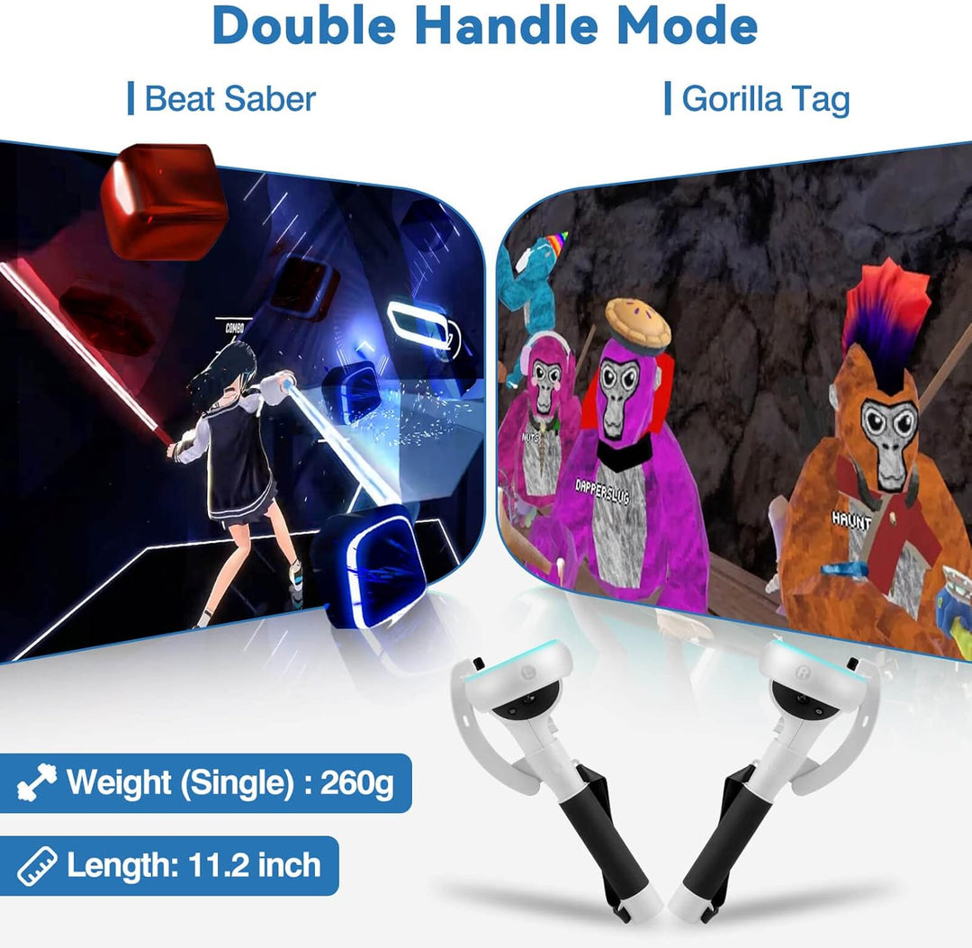 VR kontroller hosszabbító fogantyúk a Meta Quest 2-höz – Kynaro