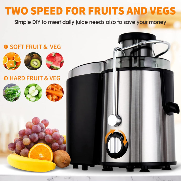 Hidegpréses gyümölcsprés 3 sebességgel – JuicePro