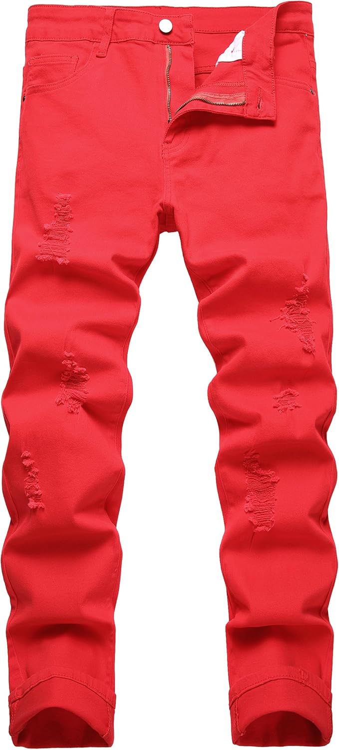 AA OOS Férfi Slim-Fit Koptatott Farmer - Mick