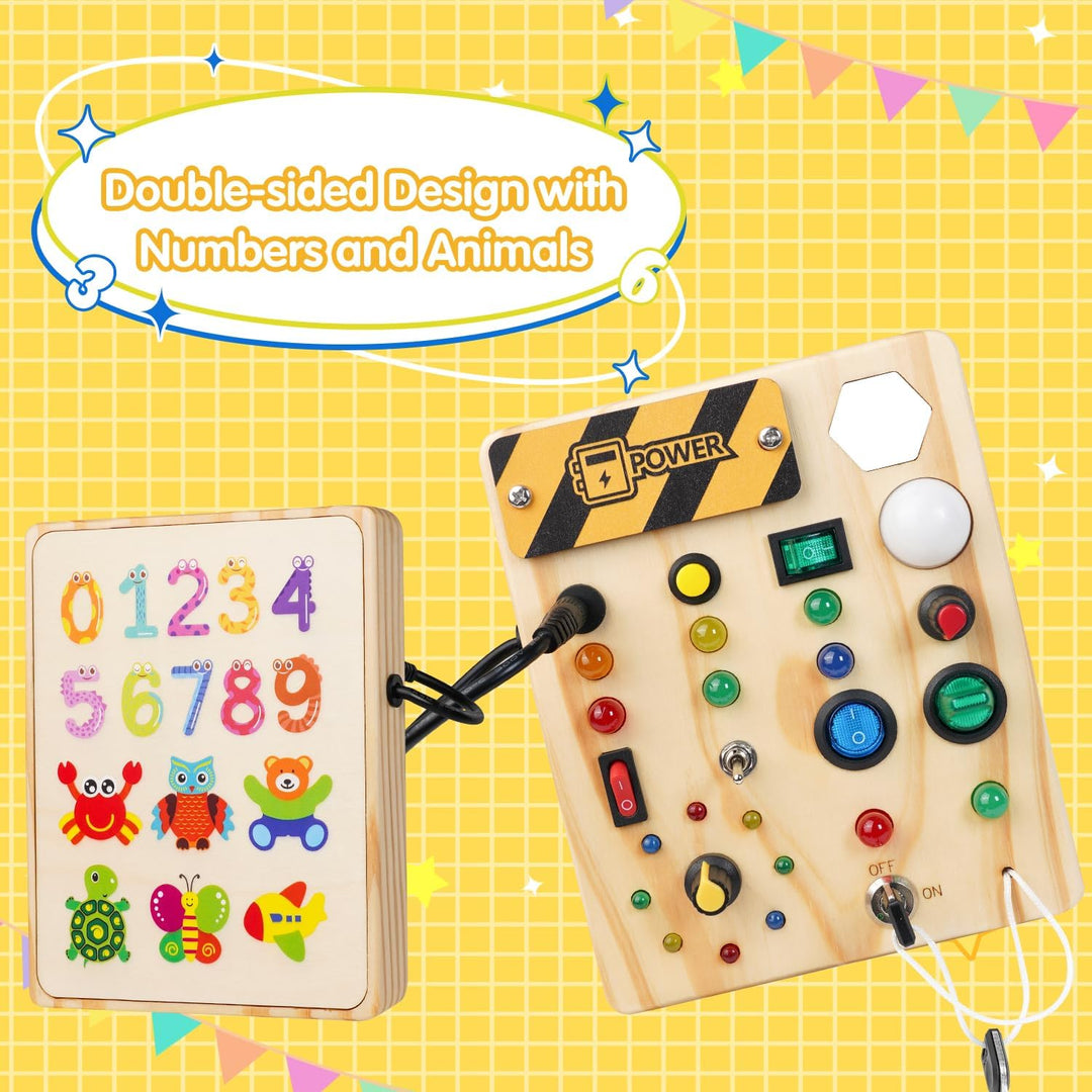 Montessori Kisdoboz LED Világítással - SparkleSense