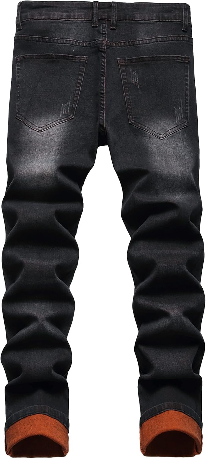 AA OOS Férfi Slim-Fit Koptatott Farmer - Mick