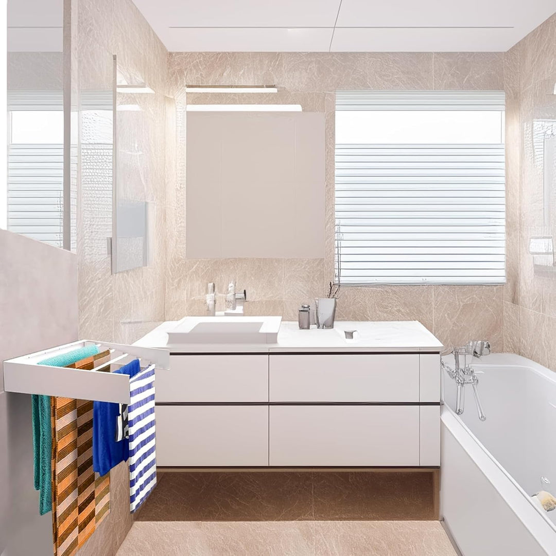 Falra Szerelhető Összecsukható Ruhaszárító Állvány – DryWall