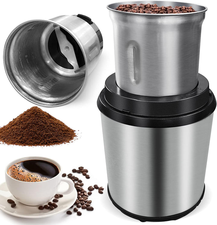 Elektromos kávé- és fűszerdaráló leválasztható csészével – BrewMate