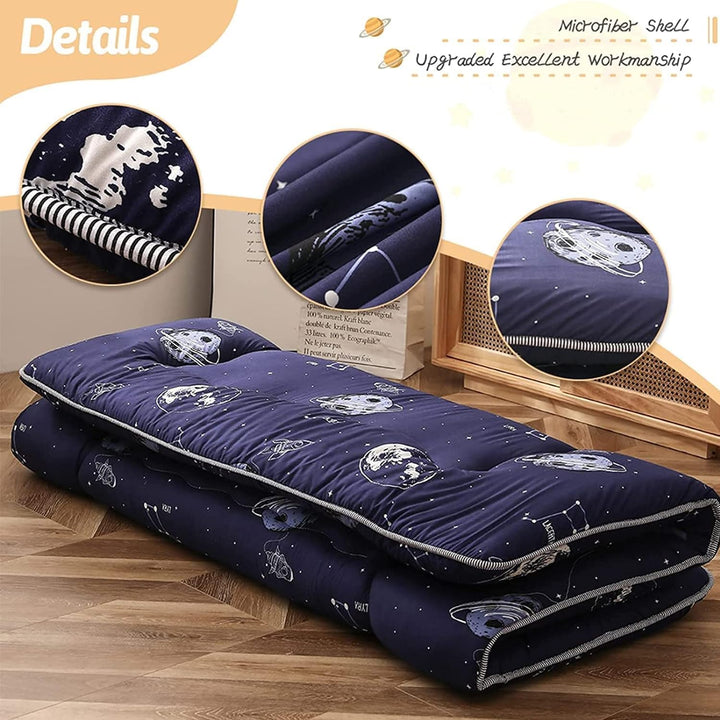 Hajtható japán futon padlómatrac memóriahab támogatással – Arivon