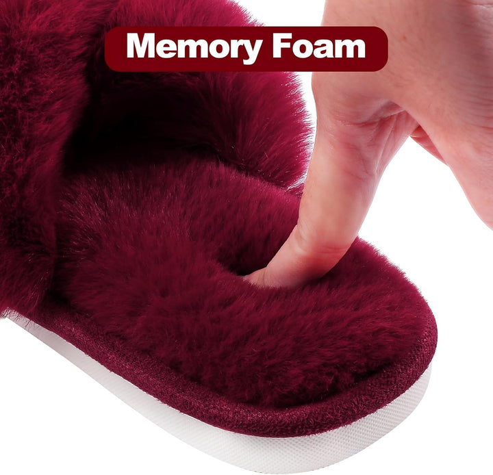 Fuzzy Slippers memóriahabos talpú - CloudStep