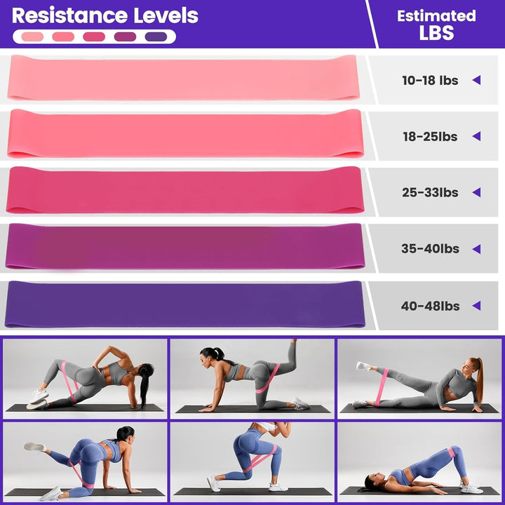 9 darabos otthoni Pilates készlet gyűrűvel, labdával, szalagokkal és csúszásmentes zoknikkal