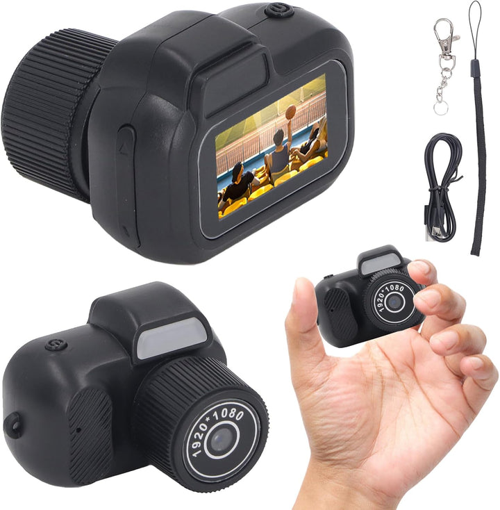 Mini digitális fényképezőgép 1080P színes kijelzővel és 100 perces akkumulátorral – Lurevo (1+1 INGYEN)