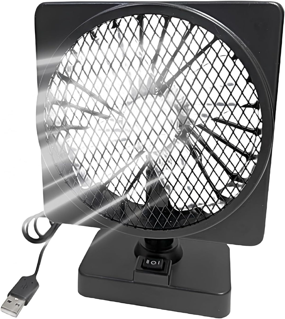 12V USB Levegő Keringető Autós Légkondicionáló Ventilátor 360°-os Forgással (1+1 INGYEN) – Aurovent