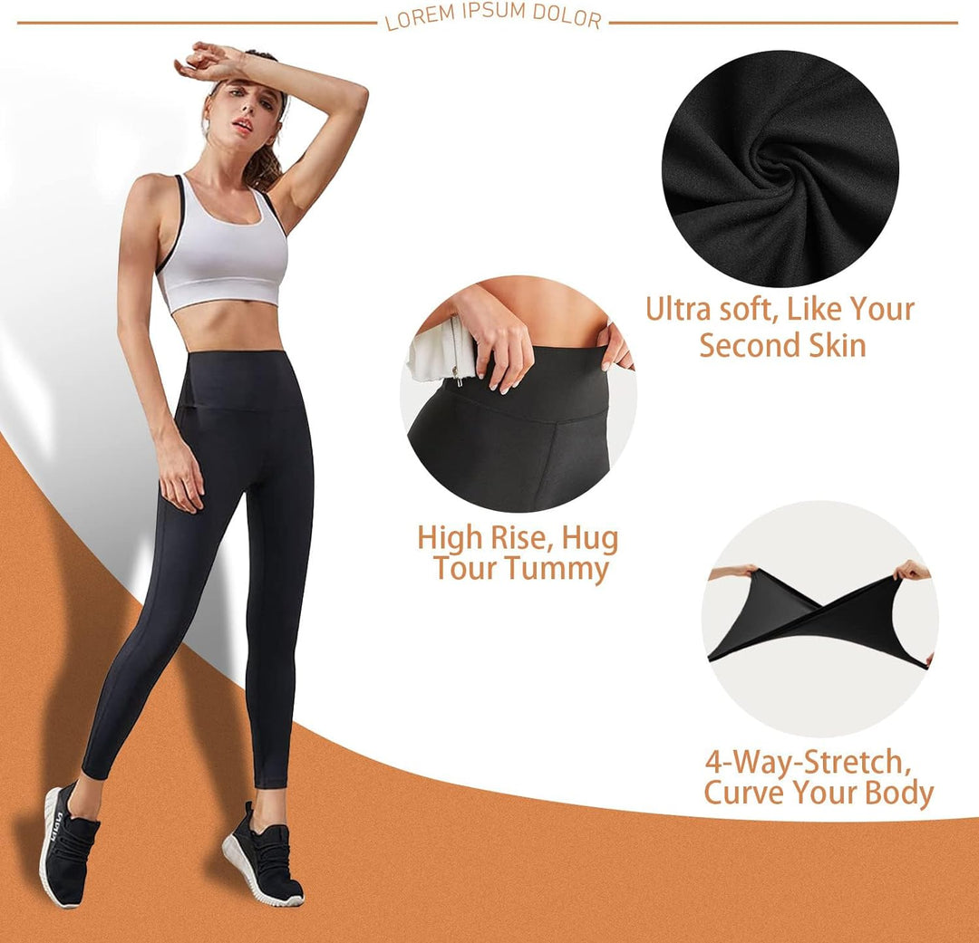 LuxeFit Magas Derékú Leggings - Selene