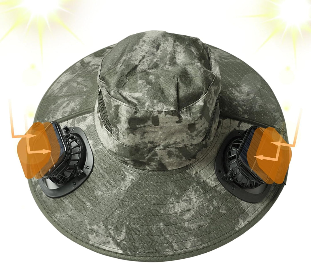 Napelemes Ventilátor Hűtő Sapka UV Védelemmel – Solvoro