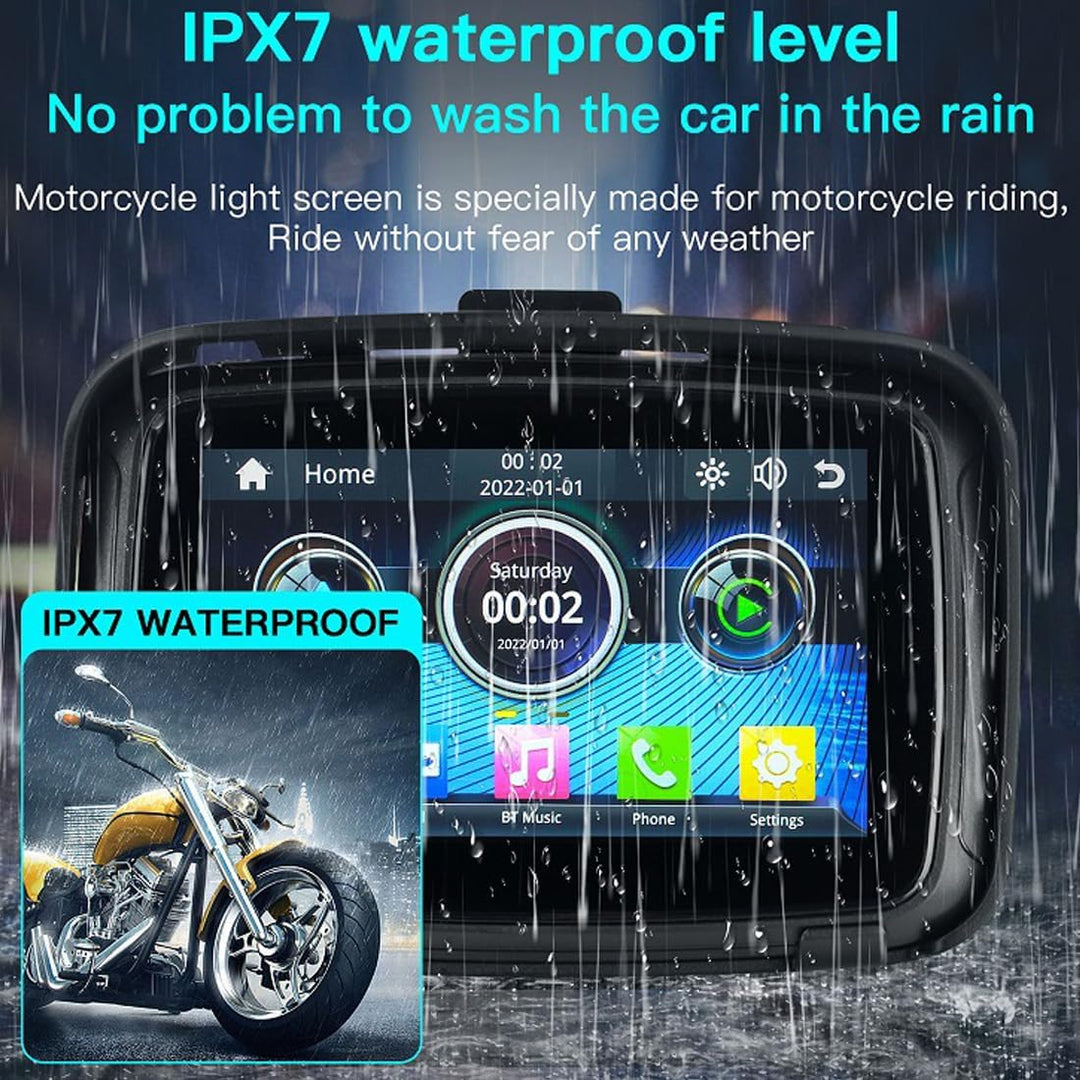 Hordozható Motorkerékpár Monitor 5" (12,7 cm) IPS Képernyővel – RideMate