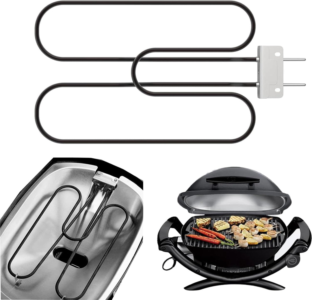 Magas teljesítményű rozsdamentes acél grill fűtőelem 2200W kültéri elektromos BBQ-hoz – Zeythra