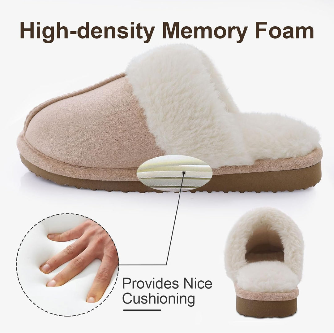 Fuzzy Memory Foam Papucs - SoftStep