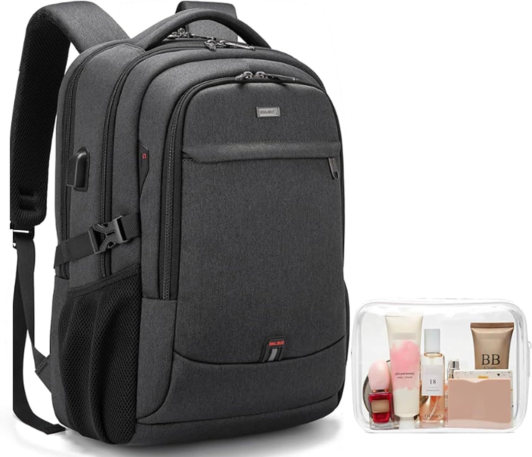 Vízálló utazó laptop hátizsák USB porttal és rendezett tárolással