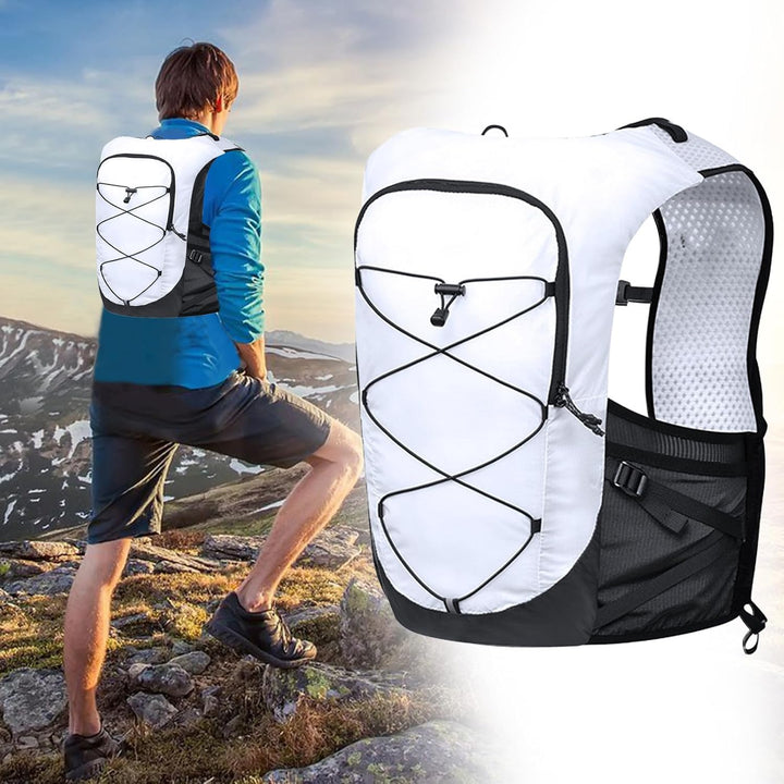 Futó Mellény Hátizsák – Könnyű Hidratáló Táska Túrázáshoz és Kerékpározáshoz – Alvory
