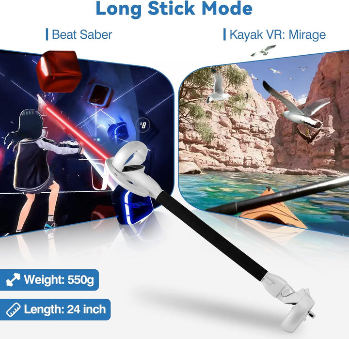 VR kontroller hosszabbító fogantyúk a Meta Quest 2-höz – Kynaro