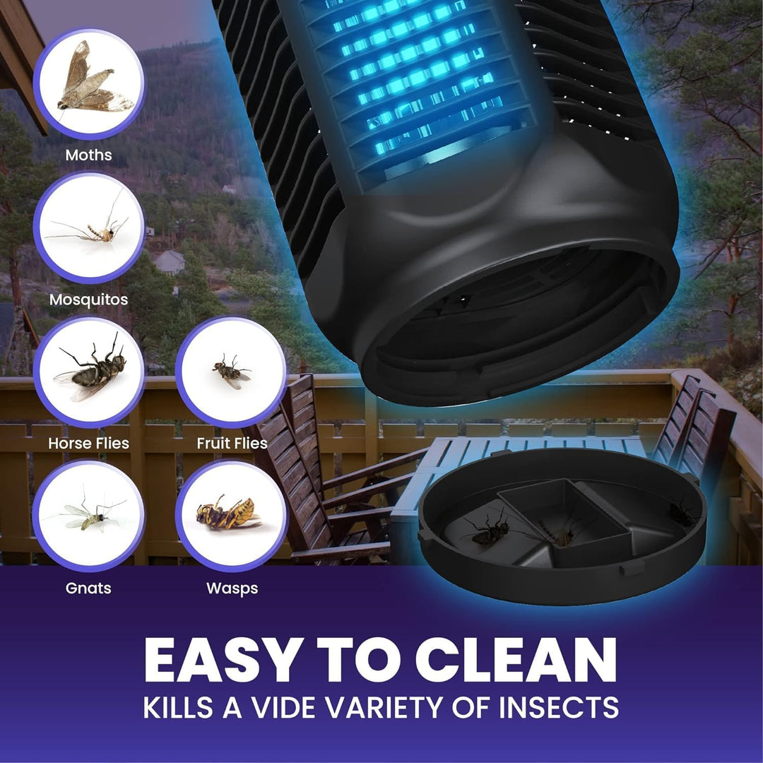 Elektromos bogárölő 20W UV világítással és 4200V-os rács, IPX4 vízálló – Zeytra
