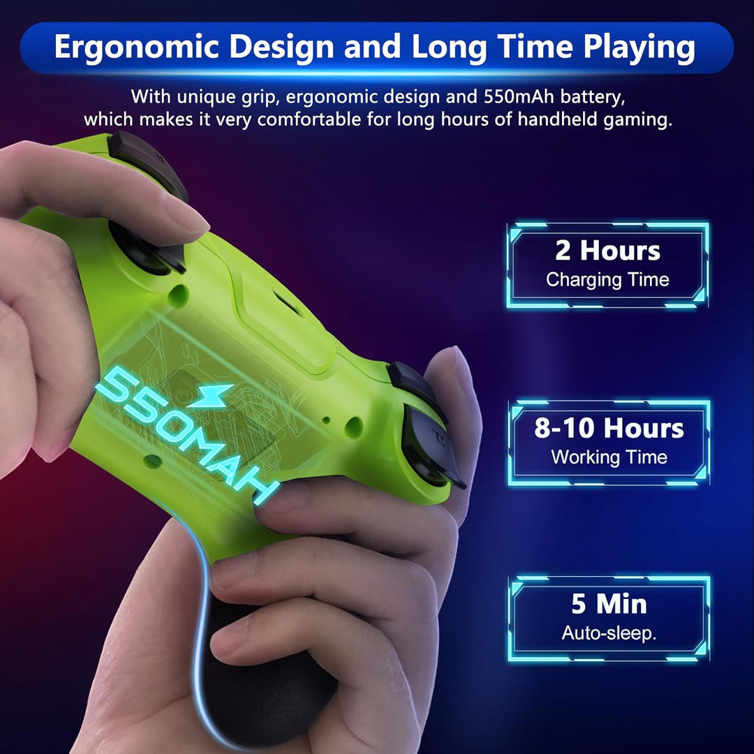 Vezeték nélküli kapcsolóvezérlő Hall effektus joystickokkal és turbo funkcióval – Nexora