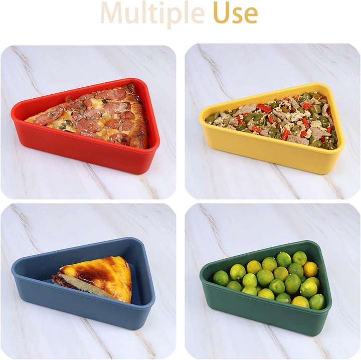 Újrahasználható pizza tárolóedény 2 tálcával – SliceSafe (1+1 INGYEN)