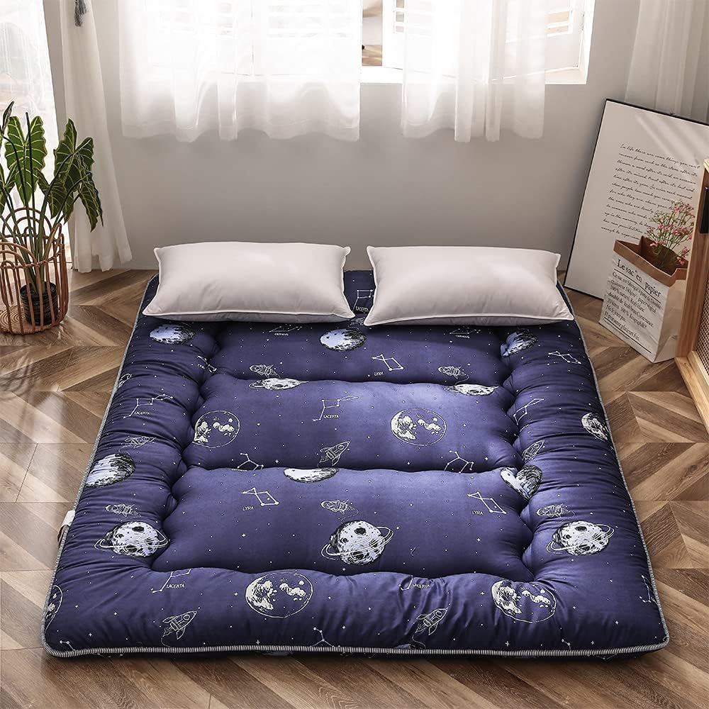 Hajtható japán futon padlómatrac memóriahab támogatással – Arivon
