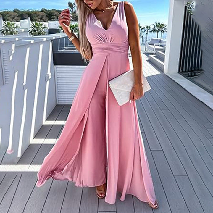 AA OOS Stílusos ünnepi női overall ruha kinézettel – Lorena