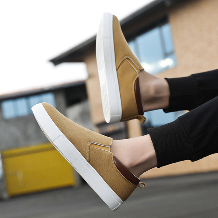 Lennard vászon férfi slip-on cipők