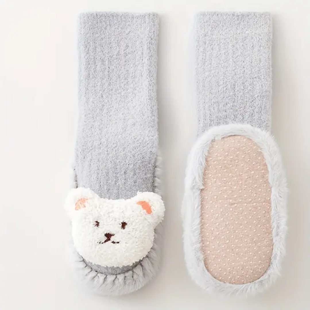 Gyerek házi papucs zoknik mackókkal – CozyBear