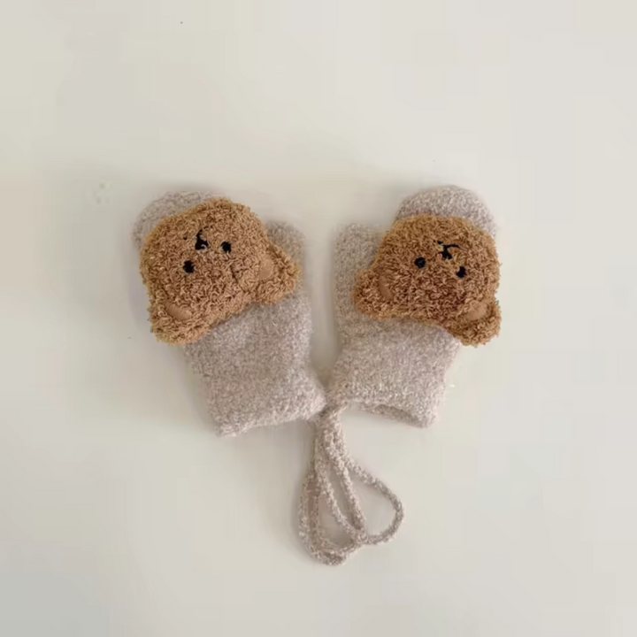 Gyermek Kesztyű Medvearccal – TinyBear Kesztyűk