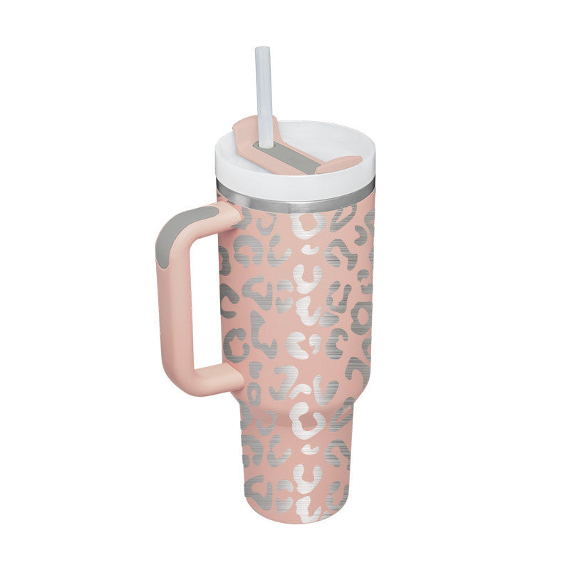 Szigetelő Bögre Karral és Szív Straw - ChillMate