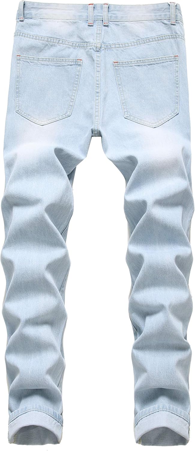AA OOS Férfi Slim-Fit Koptatott Farmer - Mick