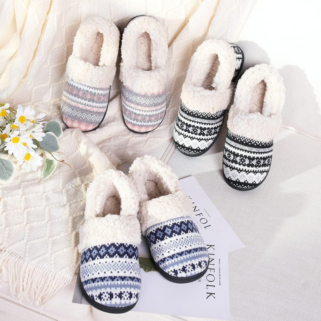 Téli Kötött Papucsok - CozyCloud