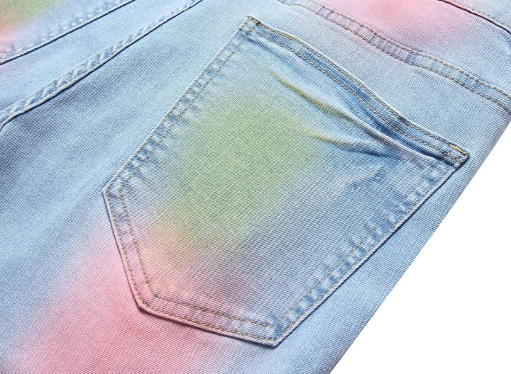 AA OOS Férfi Slim-Fit Koptatott Farmer - Mick