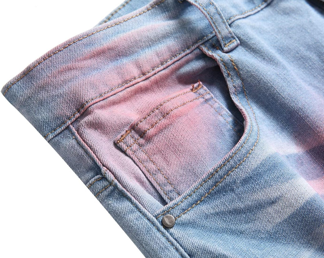 AA OOS Férfi Slim-Fit Koptatott Farmer - Mick