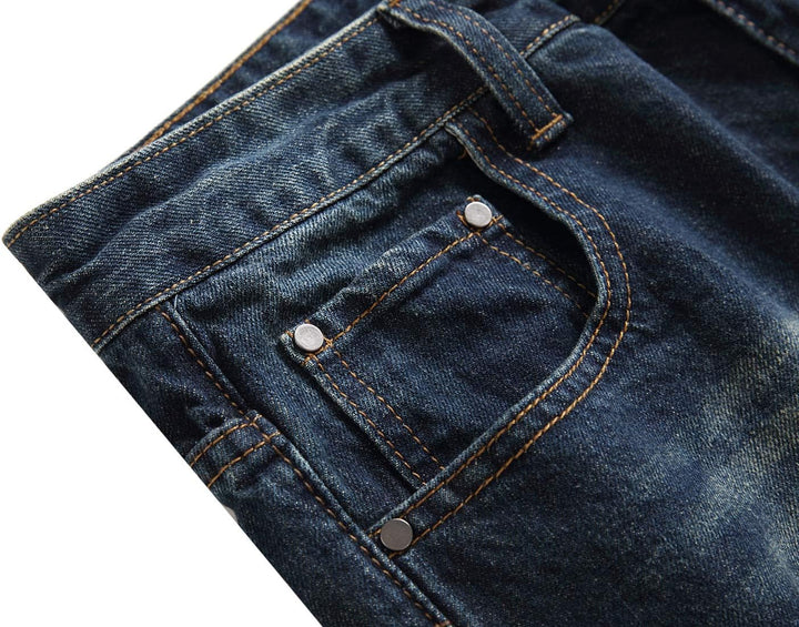 AA OOS Férfi Slim-Fit Koptatott Farmer - Mick