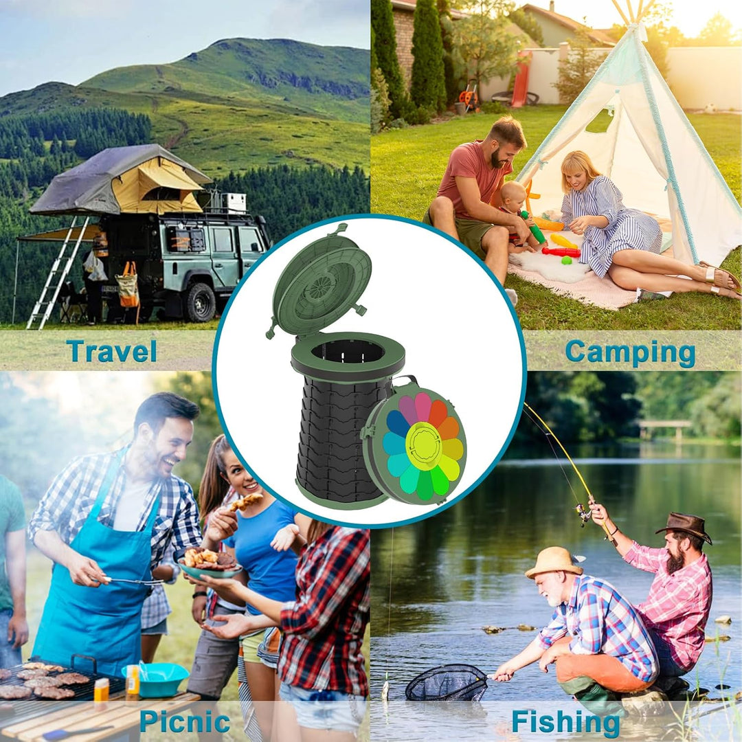 Állítható magasságú hordozható wc – CampMate