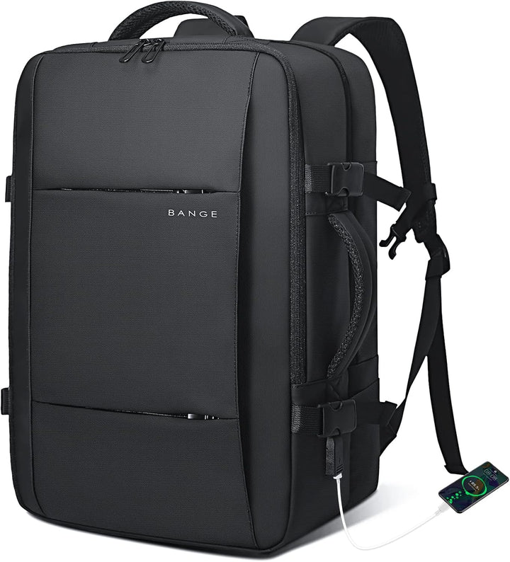 Bővíthető 26–45L vízálló utazó hátizsák laptop rekesszel és sporttáska fogantyúval