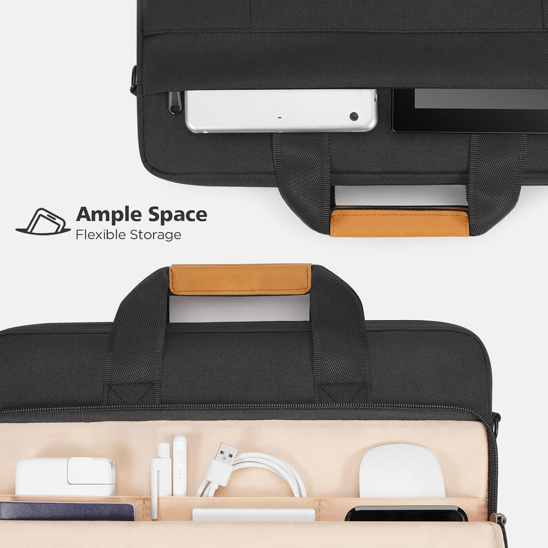 Vízálló laptop válltáska 360°-os védő párnázással